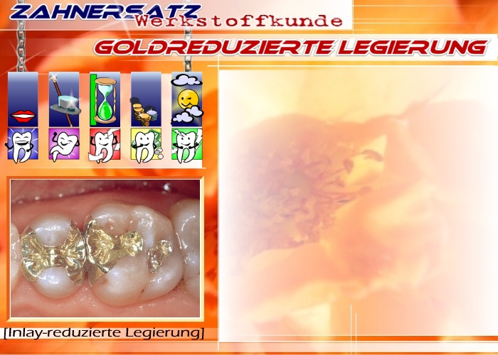 Goldreduzierte Legierungen